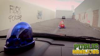 Jessa Rhodes gives Police Officer Handjob of his Life 1