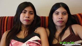 Two Busty Filipina Cuties Pounded in Threesome 1