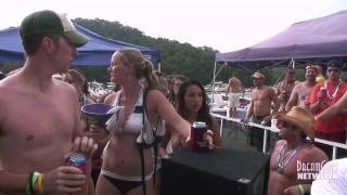 DianaPost Crazy Girls Party Naked in Front of Huge Crowd Gay Smoking