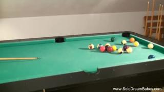 Sexy Blonde really Likes Billiards 1