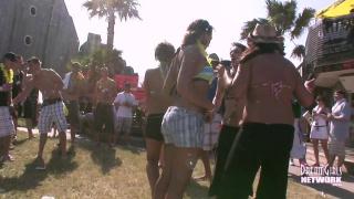 Freaky Girls get Naked in the VIP of Spring Break Party 2