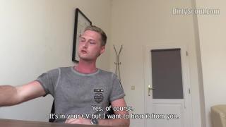 BIGSTR - Blonde Hunk instead of an Interview Gets a Dick in his Ass 2