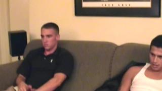 Two Straight Guys Jerk off next to Eachother 8
