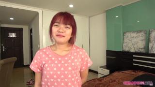 Spunk Filled Creampie for Red-haired Thai Chick 1