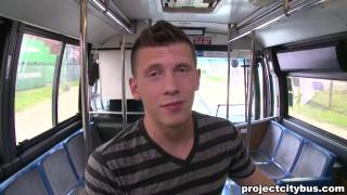 BANGBROS - Anal Sex Suprise in a City Bus with Joey Soto & John Jammen 1