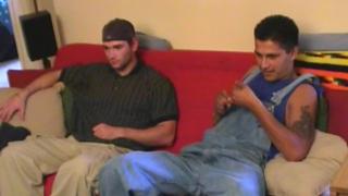 Two Straight Guys Jerk off next to each other 4