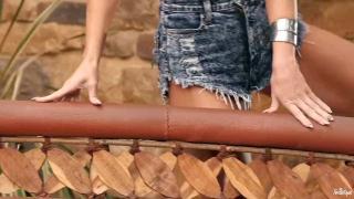 Twistys - Hot Latina Abigail Mac Pleasure herself Outdoor 1