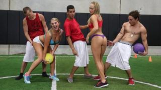 COLLEGE RULES - Teens Play Strip Dodgeball & Chaos Ensues 1