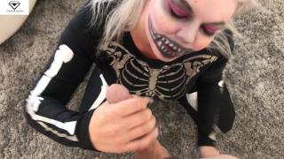 Alice Frost Halloween Blowjob 1