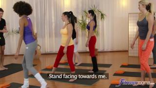 SexyHub-Yoga Class Instructor can't keep his Hands off Yenna & Kattie 2