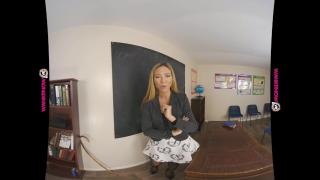 Detention made to WANK in Front of Teacher (VR 180 3D) 1