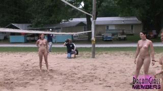 Naked Volleyball with Hot Strippers at a Nudist Resort 6