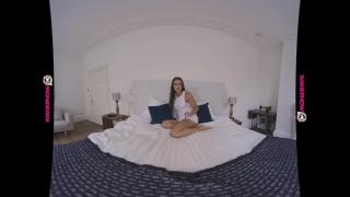 British MILF Cleo Summers WANKS on her Bed & Watches you CUM! (VR 180 3D) 2