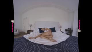British MILF Cleo Summers WANKS on her Bed & Watches you CUM! (VR 180 3D) 4