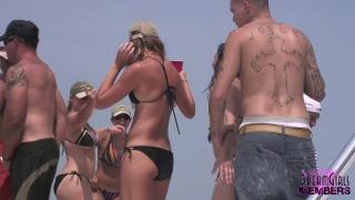 Sexy Bikini Girls Bump Grind & Show their Tits in Miami 12