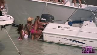 Uber Insane Boat Party in Miami with Loads of Big Bare Titties 3