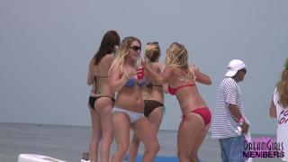 Big Tit Bikini Girls Party Hard in the Atlantic Ocean 10