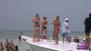 Big Tit Bikini Girls Party Hard in the Atlantic Ocean 12