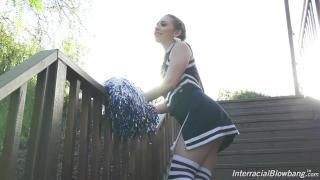 Cheerleader Teen Arietta Adams ask a Black Team to Destroy her Face 2