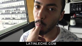 Latin Leche- Sexy Tourist Milks Big Uncut Dick with Mouth 6
