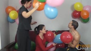 Balloon Fun with Busty Blonde Charlee Chase!! 10