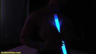 Busty Flexible MILF Toying with a Glow Dildo 10
