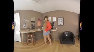 Busty Coffee Shop Nude Striptease (VR 180 3D) 1