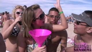 Hot College Chicks make out & Show Tits at Wild Party 1