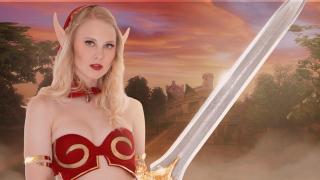 Whorecraft Elf Lily Rader Loots you for more than your Sword 1