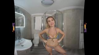 25yo British Girl Soaps up her Big Tits in the Shower (VR 180 3D) 1