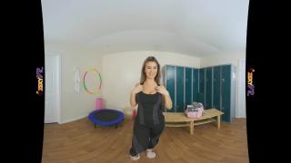 British Girl Katie Louise Nude Striptease after Gym (VR 180 3D) 2