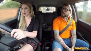 FakeHub - Super Hot Blonde goes for a Driving Test and Gets a Dick instead 4