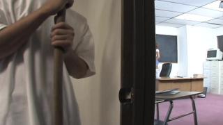 College Latina Babe Fuck by School Janitor inside the Classroom 1