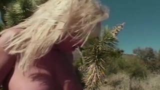 Moms with Boys Horny Blonde MILF Desert Outdoor Sex with Boyfriend 7