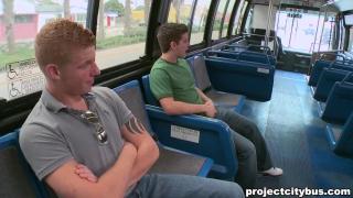 PROJECT CITY BUS - Straigth Guy Connor Chesney Gets Action from AJ Monroe 3