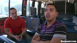 PROJECT CITY BUS - Muscle Man gives Latino a Pounding 2