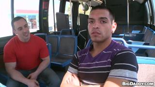 PROJECT CITY BUS - Muscle Man gives Latino a Pounding 3
