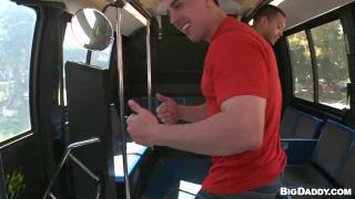 PROJECT CITY BUS - Muscle Man gives Latino a Pounding 4