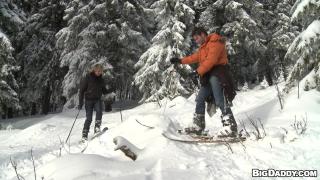 OUT IN PUBLIC - Bareback Ski Mountain! 9