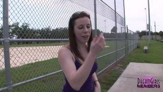 Wild Lacey Gets Naked at a Local College Baseball Field 6