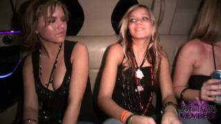 Crazy Ride to the Club with Girls getting Naked in our Limo 5