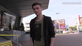 Czech Hunter Convince a Cute Twink for a Nice Blowjob and Anal Sex 2