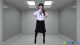 Strip Tease from a Sexy Police Officer to make you Cum & Confess 1