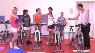 5 Girls Fuck the Fitness Instructor by Teenrs 1
