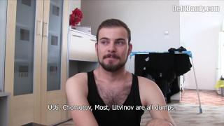 BIGSTR- Hunk Czech Guy Sucks Big Dick to Pay his Debts and he Likes it 2