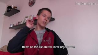 BIGSTR- Cute Boy in Debt Takes Hard Dick in his Mouth & Ass for Cash 2