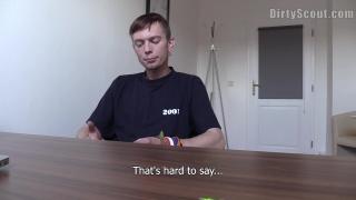 BIGSTR- Straight Czech Guy Suck Bosses Big Cock to get the Job 4