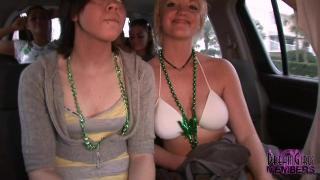 Girls and Friends Flash me their Tits in my Car 11