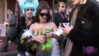 Mardi Gras Balcony Party Girls 2