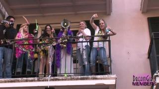 Mardi Gras Balcony Party Girls 4